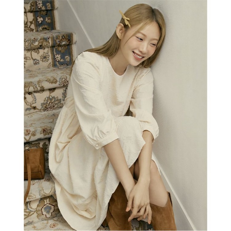 플라스틱아일랜드 번아웃 롱 원피스 PP3WO862