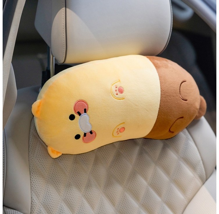 카카오프렌즈 발라당 차량용 목쿠션