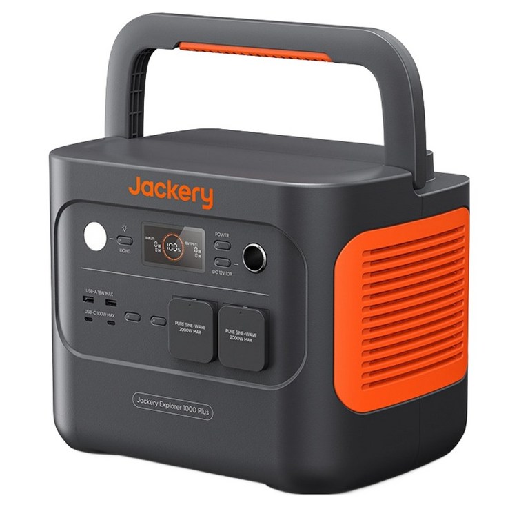잭커리 1000Plus 인산철 차박 캠핑용 올인원 파워뱅크 혼합색상, 1개입, 1개, JE1000C, 블랙