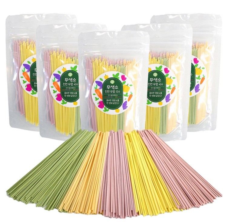 앵무새 간식 5종 믹스 국수 50g x 5개 세트