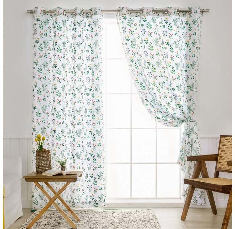 까르데코 피핀 내츄럴플라워 암막커튼