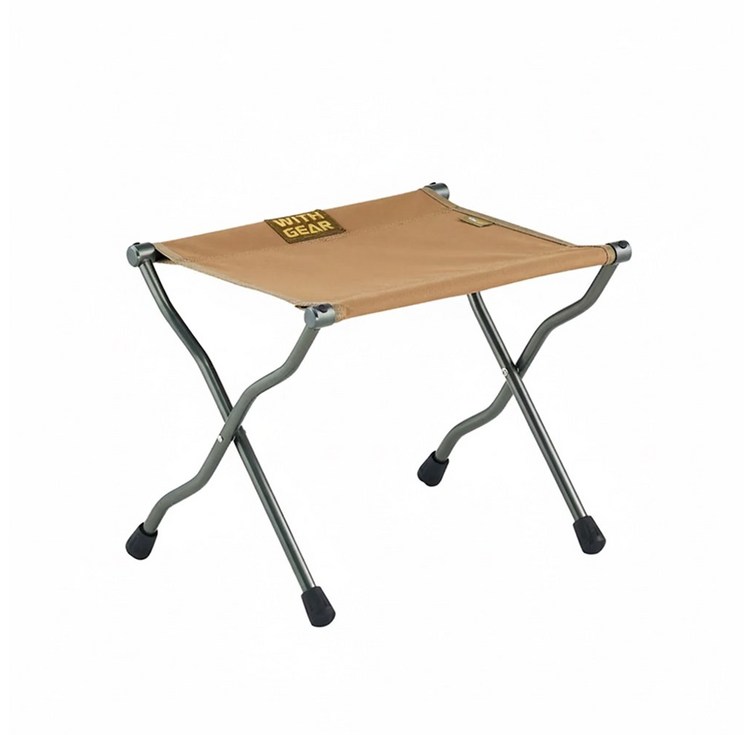 위드기어 이지스툴 STES1 Easy Stool 캠핑 하이킹 등산 접이식 휴대용 국내 제작 국산 스툴의자, 1개, 코요테브라운