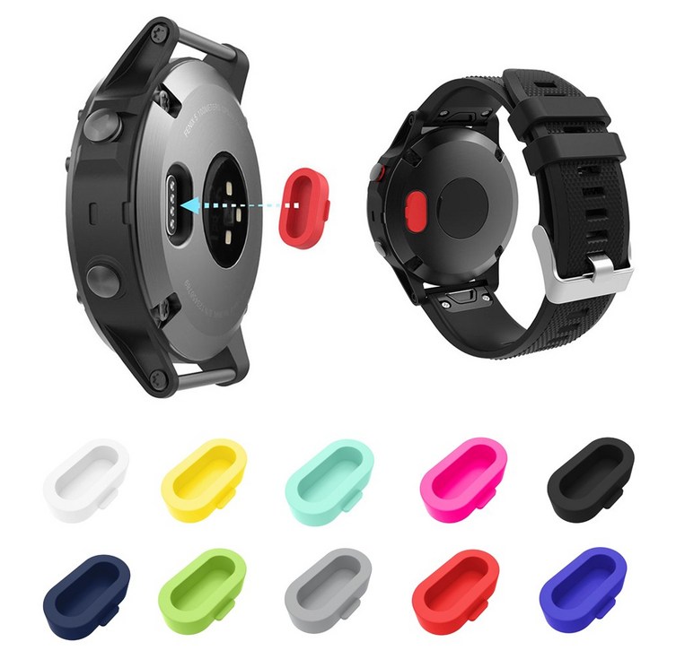 국내배송 가민 Garmin 스마트워치 피닉스6 6x 솔라 포러너945 베뉴sq 비보액티브 실리콘마개 충전포트단자 먼지 보호캡