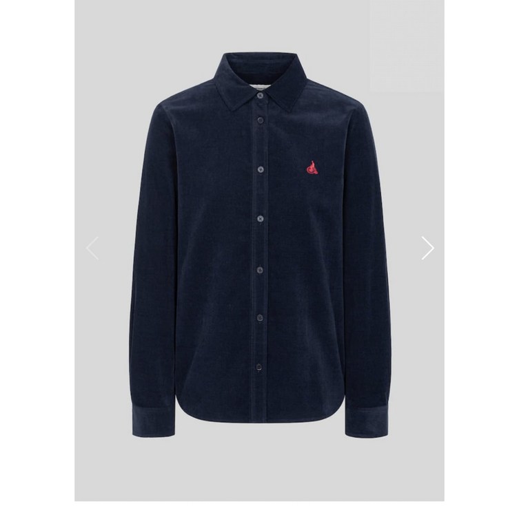 백화점공식매장 출고 셔츠 빈폴레이디스 코듀로이 슬림핏  네이비 BF5964C05R 여성 남방