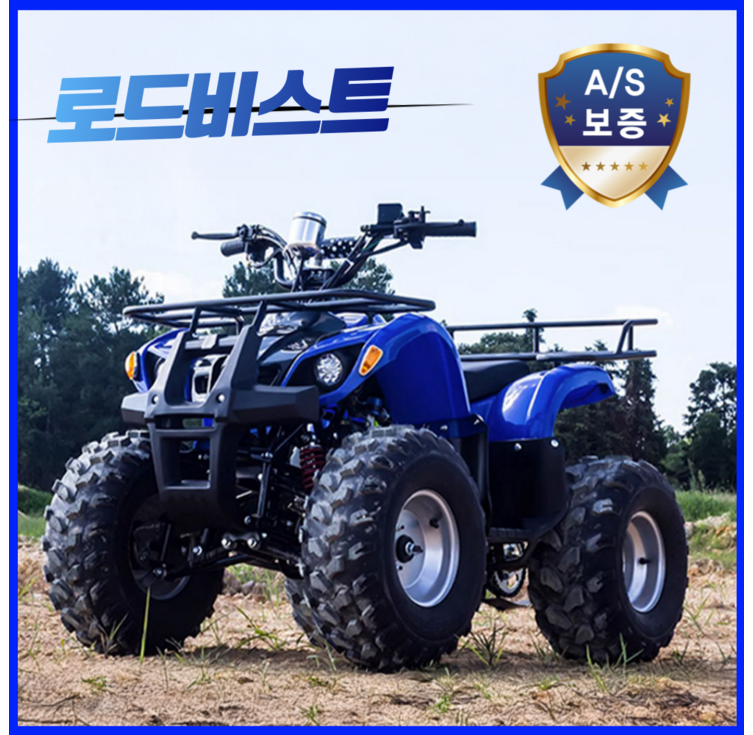 로드비스트 ATV 4륜오토바이 바이크 가솔린 제설 사륜 오토바이 오프로드 농업용 사발이