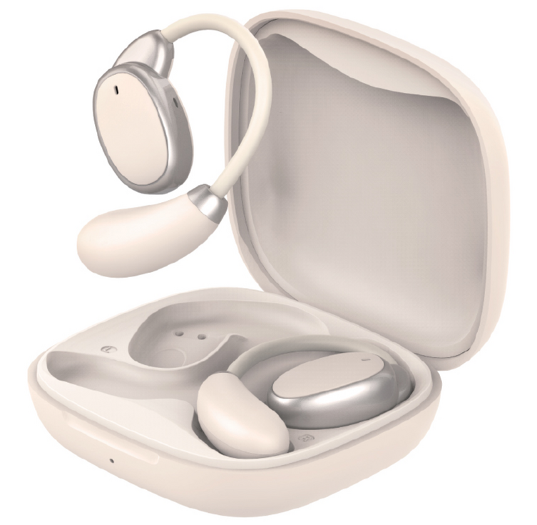 아이리버 IBSE10 블루투스 V5.4 오픈형 이어폰 무선 이어셋 귀걸이형, 베이지, BG