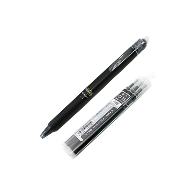 파이롯트 프릭션 지워지는 볼펜 리필세트 0.5mm, 블랙, 1세트 파이롯트 프릭션 지워지는 볼펜 리필세트 0.5mm, 블랙, 1세트
