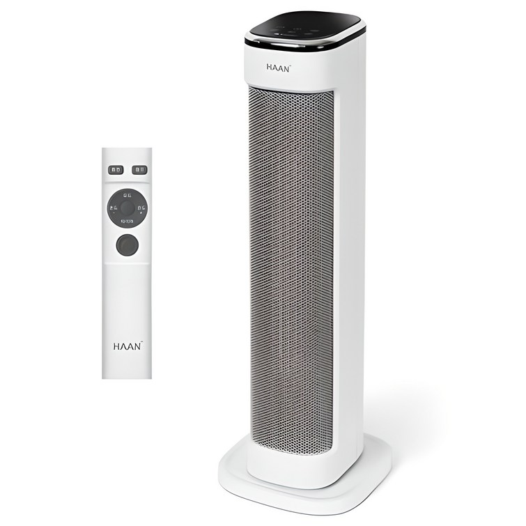 한경희이지라이프 초저소음 PTC 타워형 리모컨 그래핀 온풍기