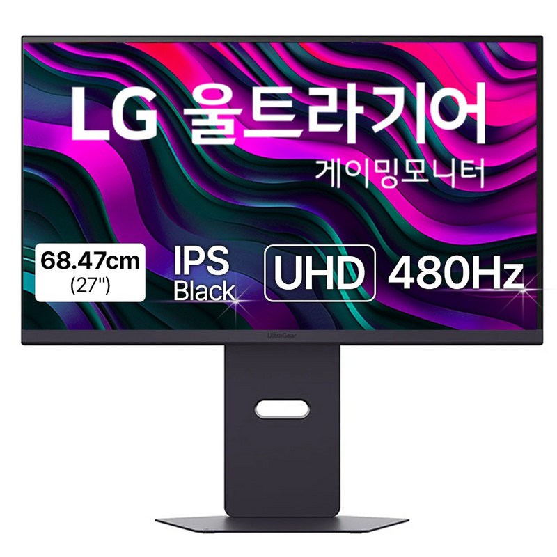 LG전자 4K UHD 울트라기어 게이밍 모니터 방문설치, 68.47cm, 27G850A 1
