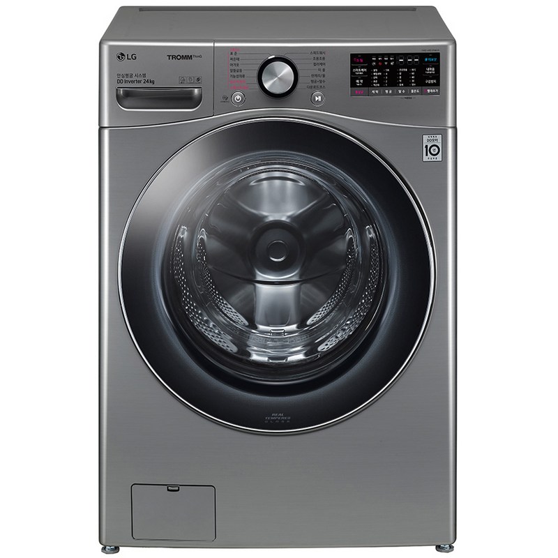 LG전자 트롬 드럼세탁기 24kg 방문설치, 모던 스테인리스, F24VDLD 1