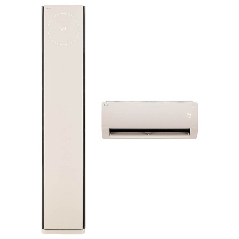 LG전자 62.6㎡(19평) + 18.7㎡(5.7평) 휘센 오브제컬렉션 타워2 사계절 스페셜 에어컨 매립배관형 FW19SETBA2M 방문설치 1