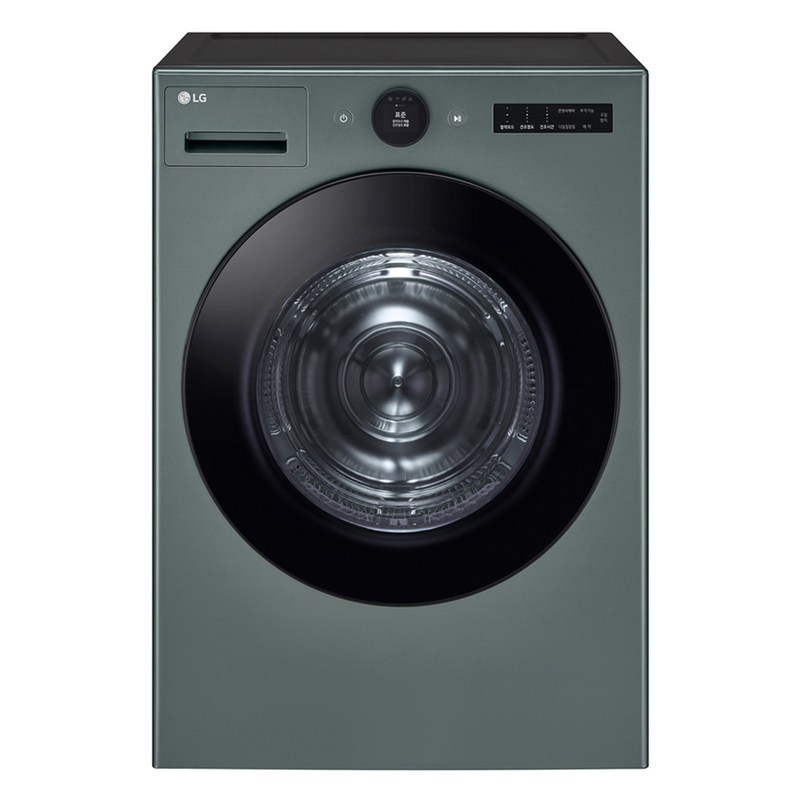 LG전자 트롬 오브제컬렉션 듀얼 인버터 히트펌프 건조기 21kg 방문설치, RD21GN, 네이처 그린 1