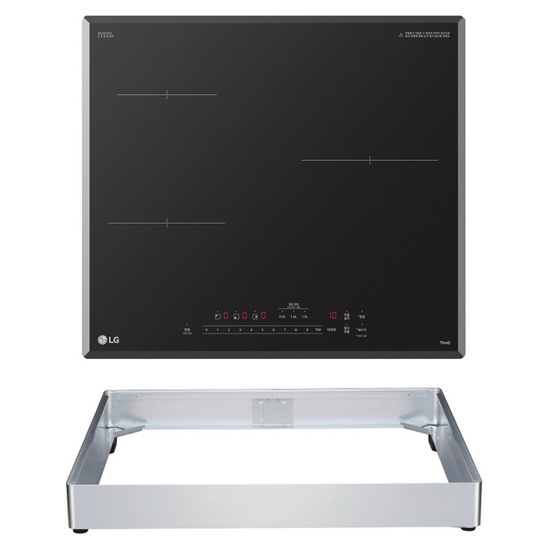 LG전자 디오스 인덕션 3구 + 프리스탠딩 케이스 8.5cm 세트 방문설치, BEI3ASB4EC 1