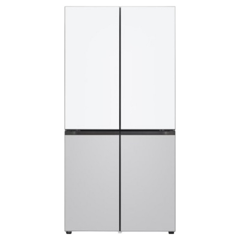 [색상선택형] LG전자 오브제컬렉션 609L 4도어 냉장고 메탈 디오스 AI 상냉장 하냉동 방문설치, M616MQR0M1 1