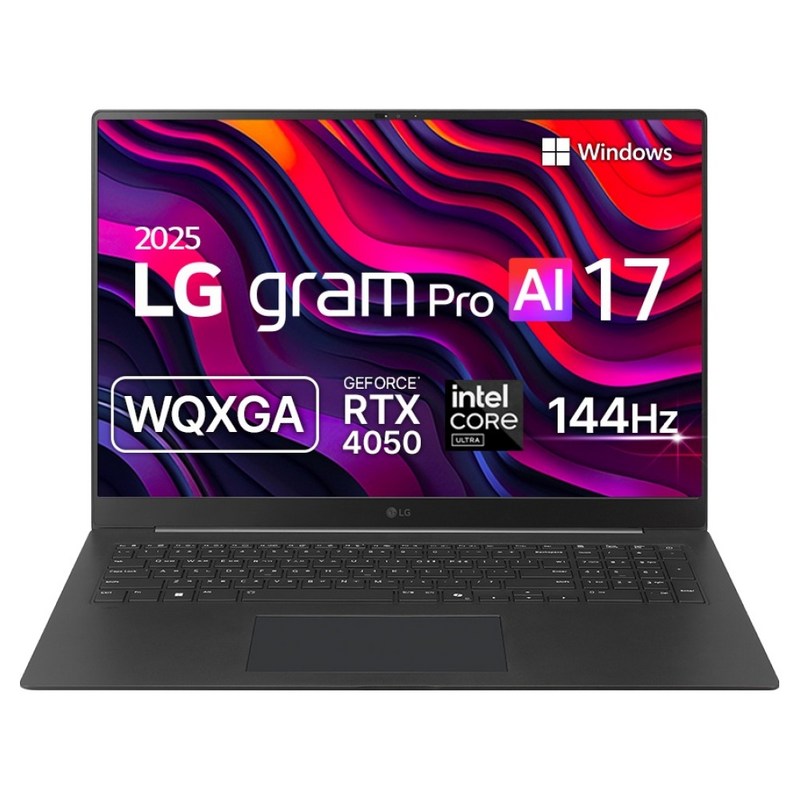 LG전자 2025 그램 Pro AI 16 코어Ultra7 지포스 RTX 4050 방문설치, 옵시디안블랙, 1TB, 32GB, WIN11 Home, 17Z90TR-SD7HK 1