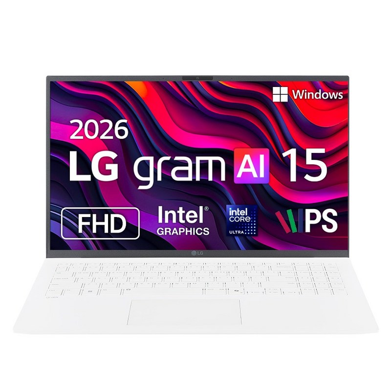 LG전자 2026 그램 AI 15 코어Ultra5, 15Z90U-GS5CK, 256GB, 16GB, WIN11 Home 1