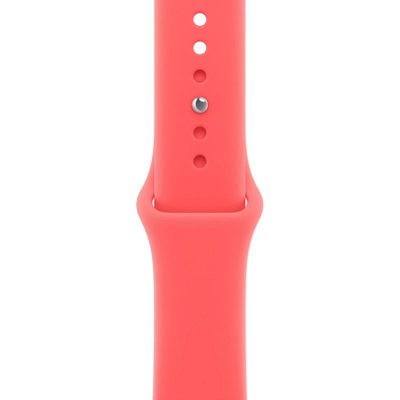 Apple 정품 2026 애플워치 스포츠 밴드, 40mm, S/M, 브라이트 구아바 1