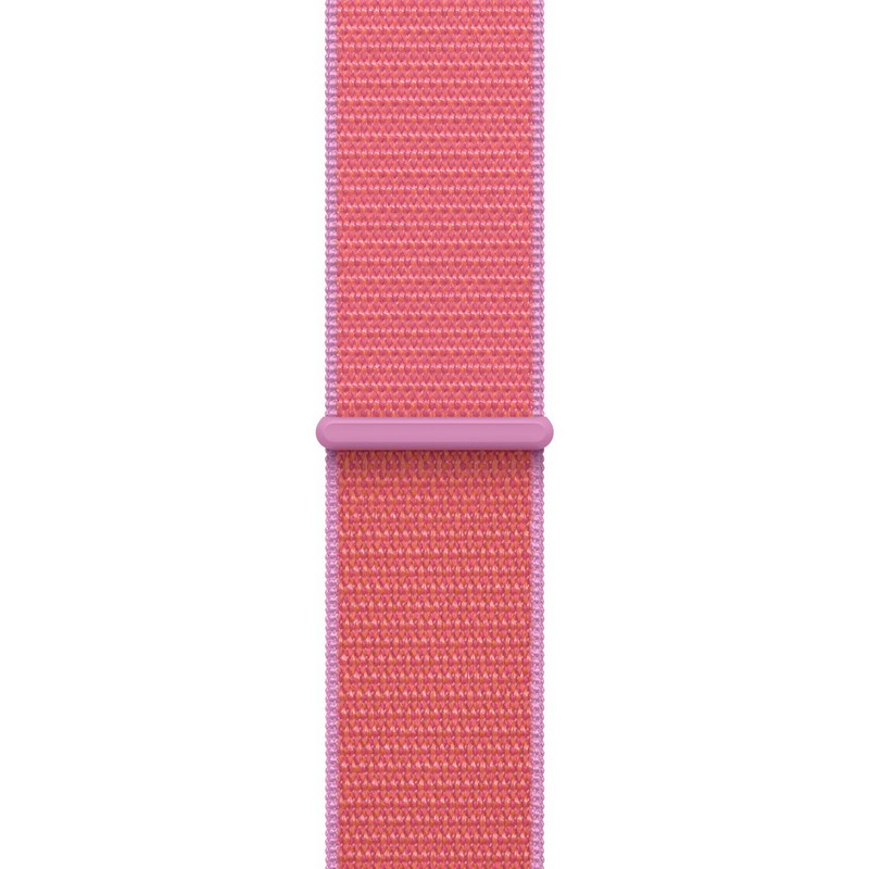 Apple 정품 2026 애플워치 스포츠 루프, 42mm, One Size, 브라이트 구아바 1