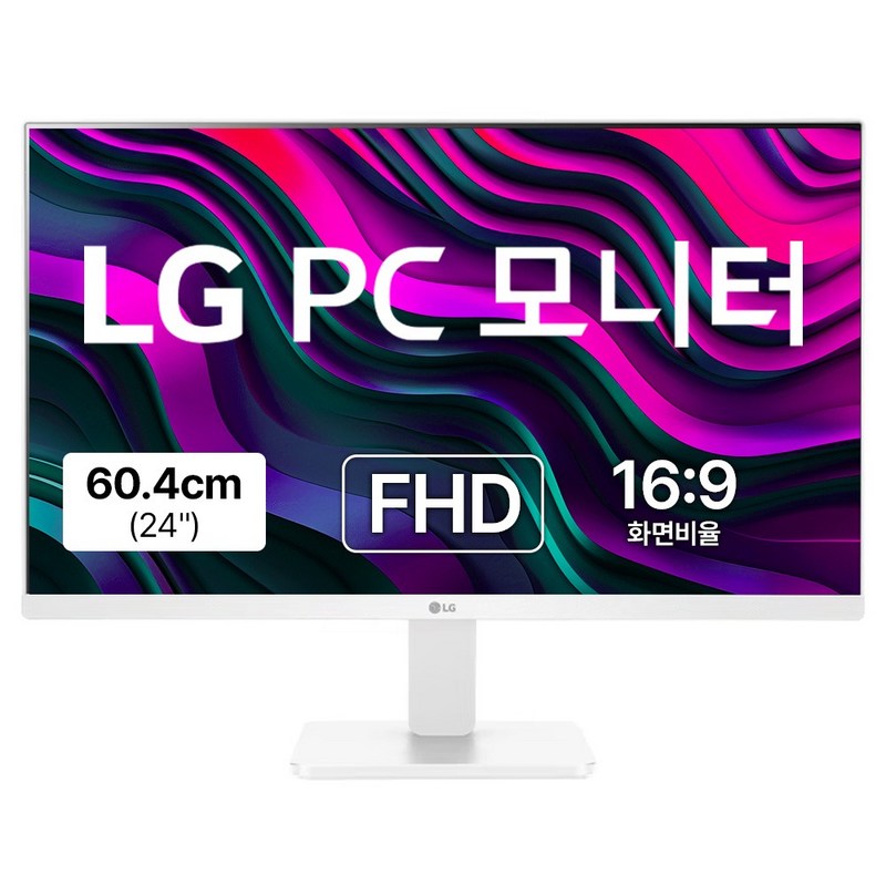 LG전자 FHD PC 모니터 방문설치, 60.4cm, 24MR400W 1