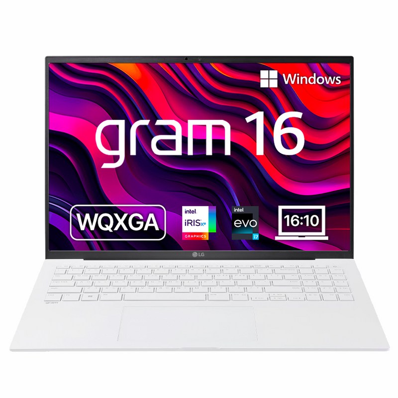 LG전자 2023 그램16, 스노우 화이트, 코어i7, 512GB, 32GB, WIN11 Home, 16Z90R-GD79K 1