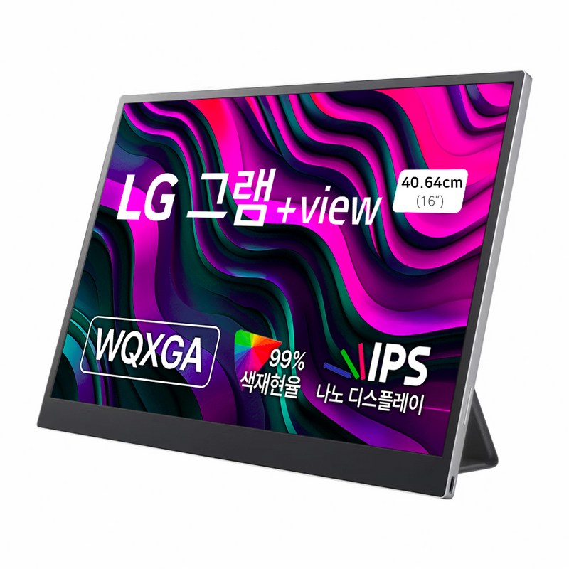 LG전자 WQXGA 그램 +View 모니터, 40cm, 16MR70 1