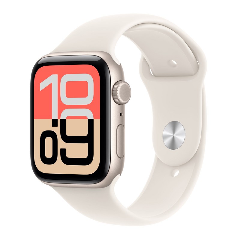 Apple 2025 애플워치 SE3 알루미늄 케이스, 44mm, GPS+Cellular, 스타라이트, M/L 1