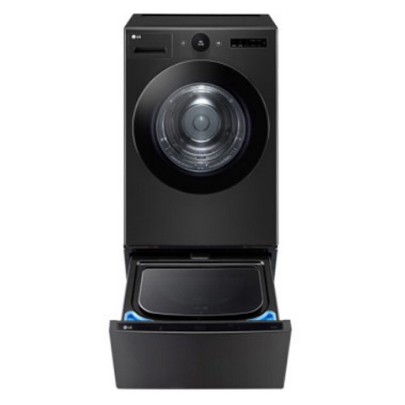 LG 트롬 오브제컬렉션 건조기세트 RD20KNX 건조기 20kg + 미니워시 4kg 블랙 스테인리스 방문설치, 스페이스 블랙 1