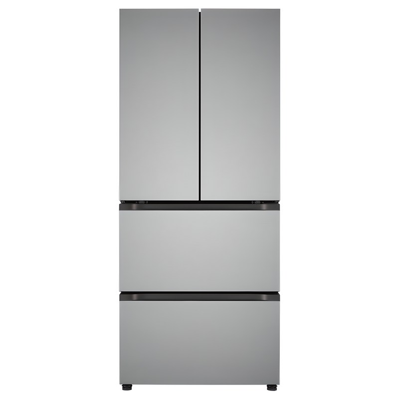 [색상선택형] LG전자 오브제컬렉션 402L 스탠드형 4도어 김치 냉장고 메탈 프라임 실버 방문설치, 프라임실버, Z408MPSF13 1