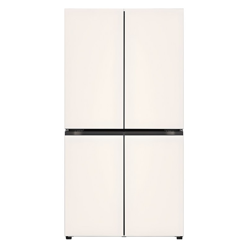 [색상선택형] LG전자 오브제컬렉션 860L 양문형 4도어 냉장고 메탈 디오스 STEM 상냉장 하냉동 방문설치, T875MEE042 1