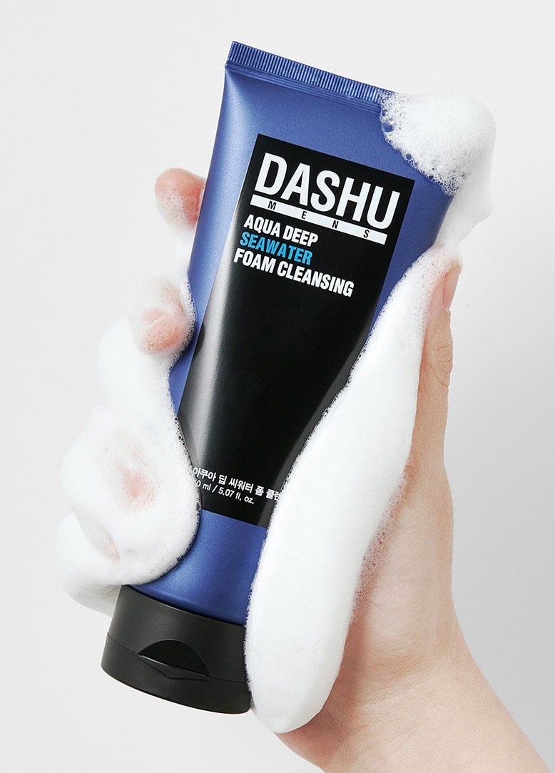 다슈 남성용 아쿠아 딥 씨워터 폼클렌징, 2개, 150ml - thumb image