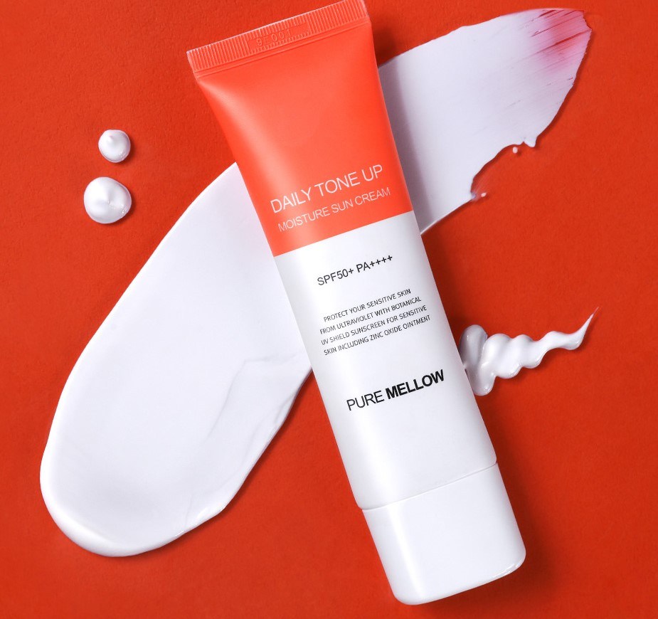 퓨어멜로우 데일리 톤업 촉촉 선크림 SPF50+ PA++++, 50ml, 2개 - thumb image
