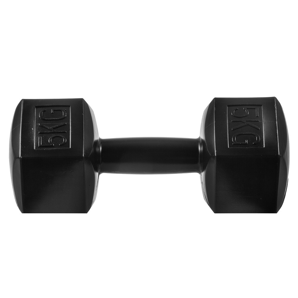 코멧 스포츠 육각 덤벨 아령 블랙, 5kg, 2개입 - thumb image