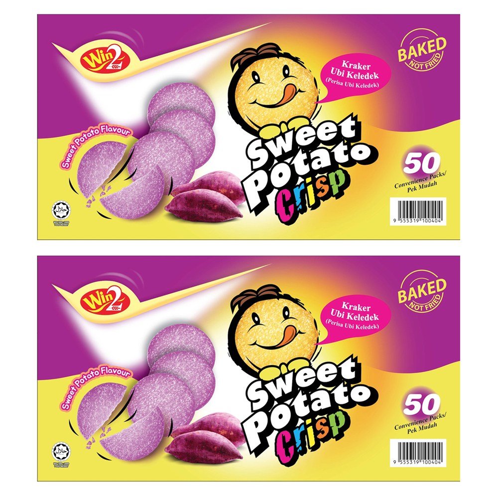포테이토 크리스프 스낵 고구마맛, 1kg, 2개 - thumb image