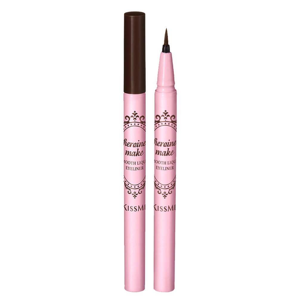 키스미 히로인메이크 스무스 리퀴드 아이라이너 N 0.4ml, 브라운, 1개 - thumb image