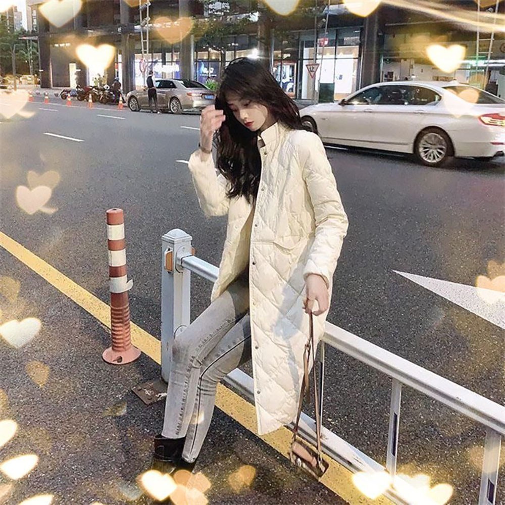 여성겨울 퀼팅 경량롱패딩 SHHZ281617 - thumb image