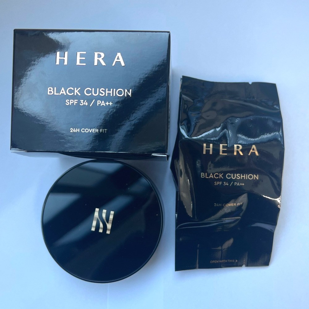 [HE:RA] NEW 리뉴얼 블랙 쿠션 (전색상 택1)/ 본품15g+리필15g (SPF34/PA++), 21C1, 1개 - [