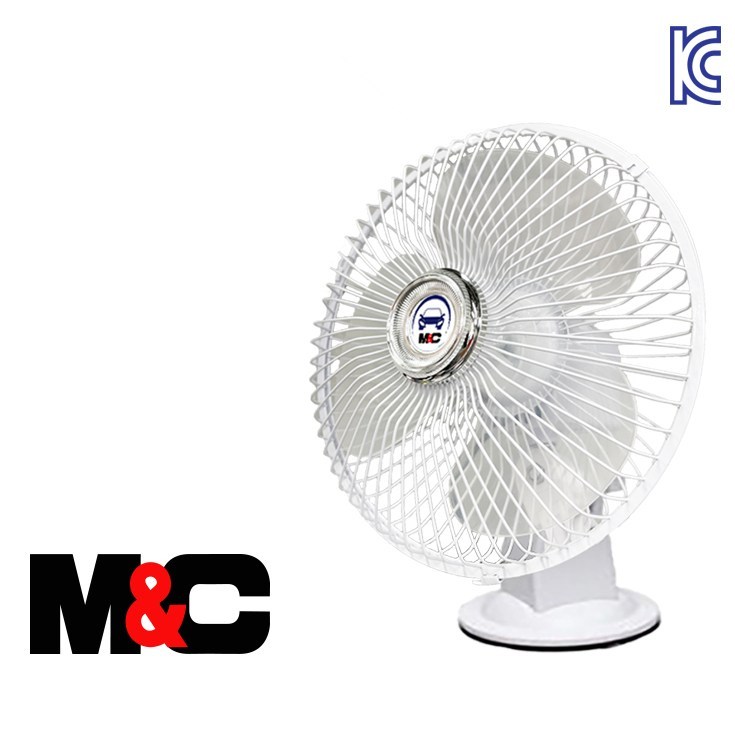 엠앤씨 카팬 차량용 선풍기 8인치 - 12V 24V (집게형+흡착형), 8인치흡착형(집게형)24V - thumb image
