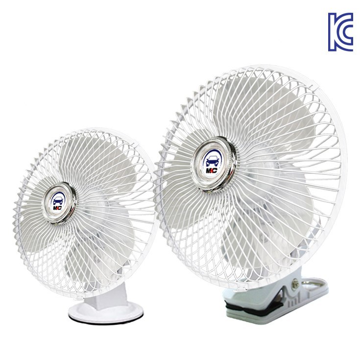 엠앤씨 카팬 차량용 선풍기 8인치 - 12V 24V (집게형+흡착형), 8인치흡착형(집게형)24V - thumb image