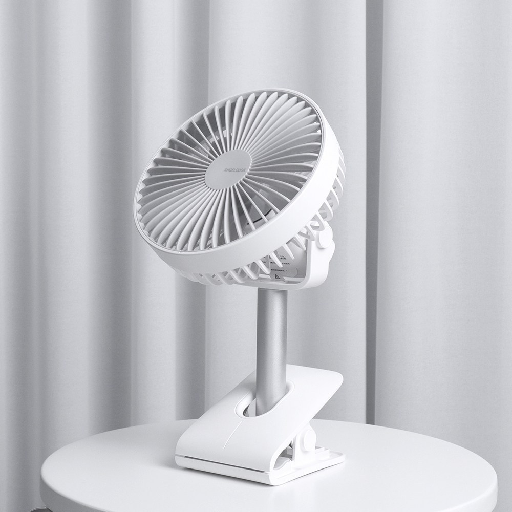 엔젤쿡 무선 캠퍼 클립 BLDC 서큘레이터, 화이트, AGC-CP1001WH/AGC-CP1001NV - thumb image