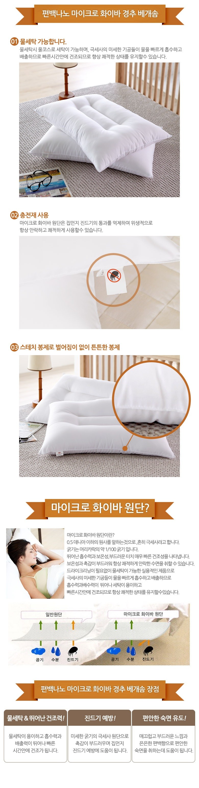 케이아이티 편백 마이크로화이바 경추 베개 솜 + 순면 60수 로얄샤틴 쟈가드 베개 커버, 그레이-[16,900원] « Crd Shop