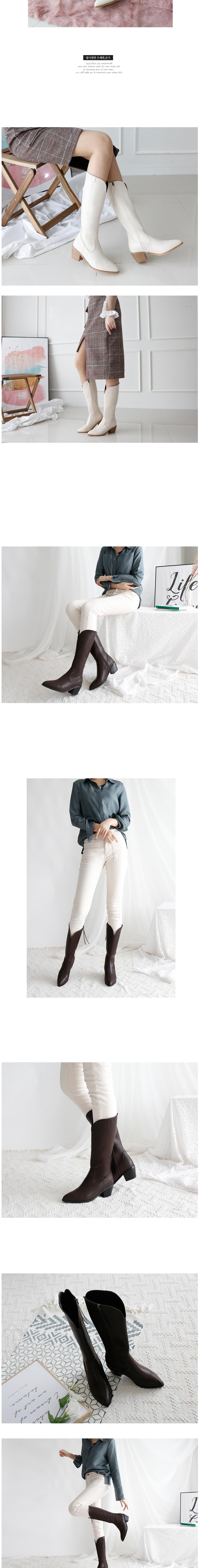 VOGA 男童女款香檳色西部靴6cm Fw5114 - 靴子/牛津鞋| 酷澎